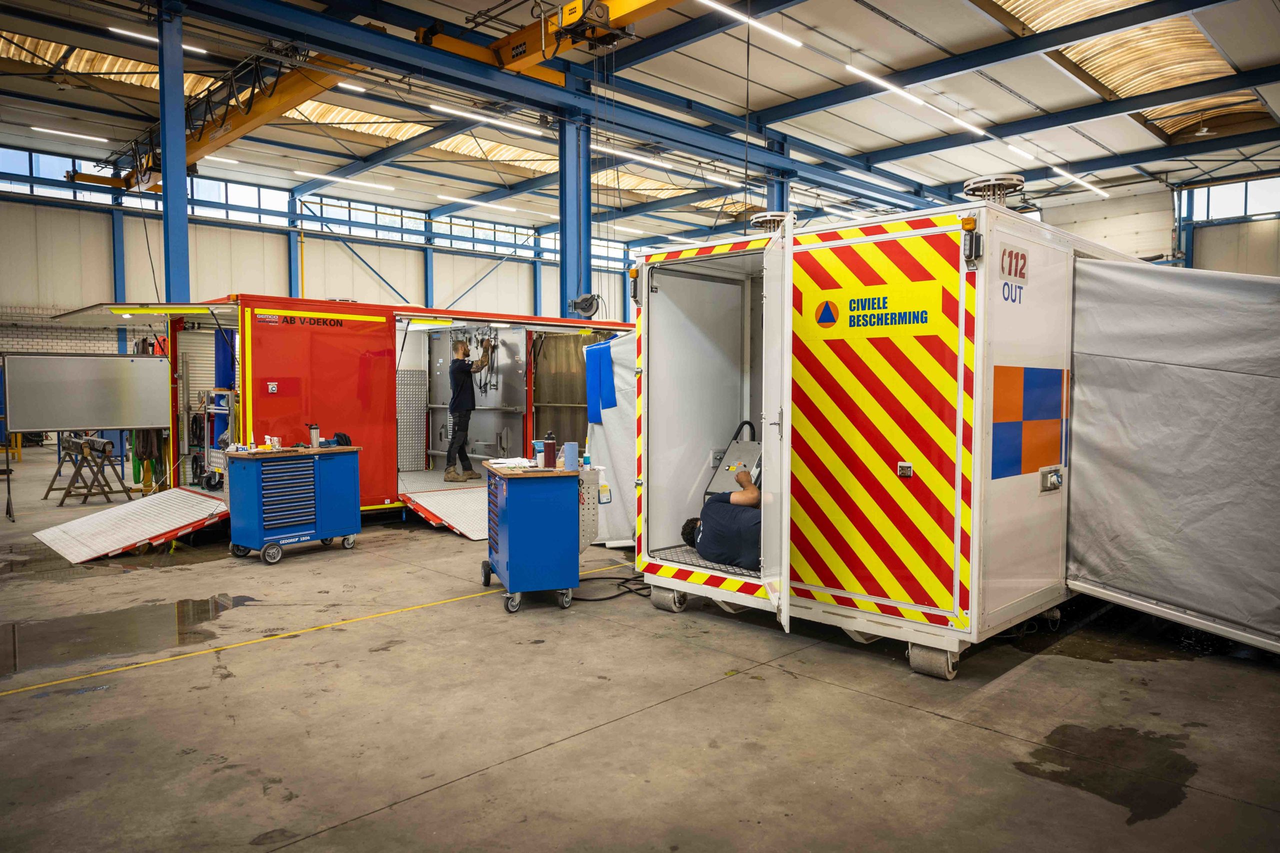 Maintenance on Decontamination Units