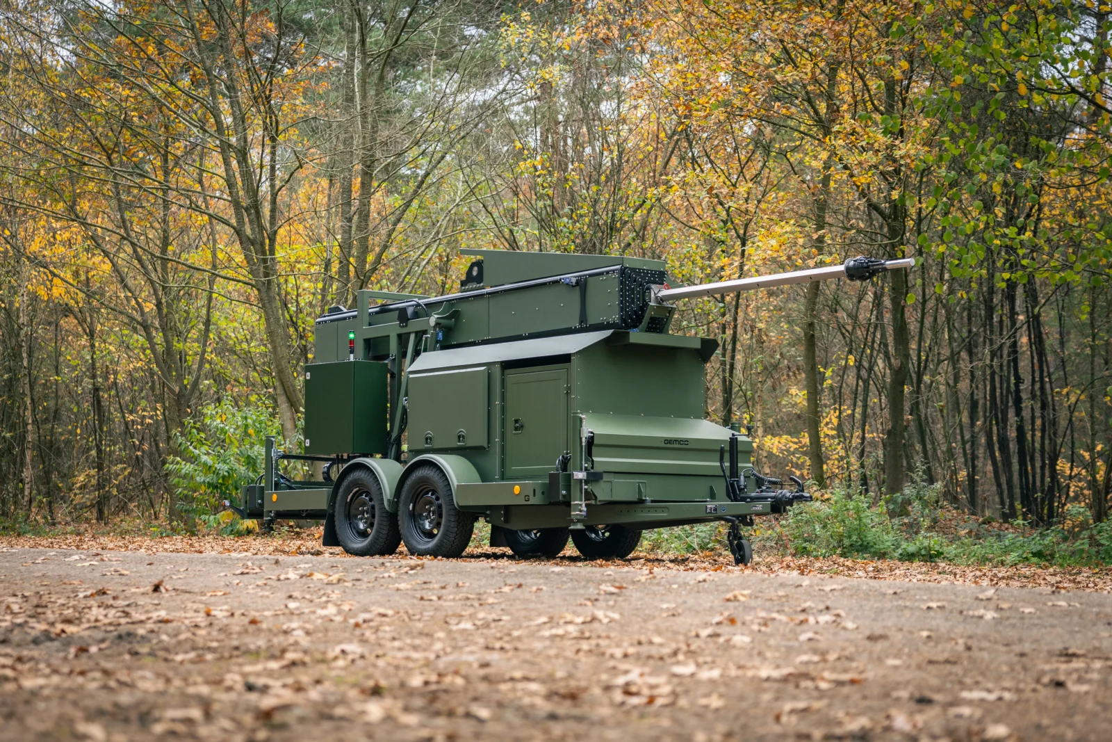 GEMCO - Sensor Mast Trailer designed for extreme conditions